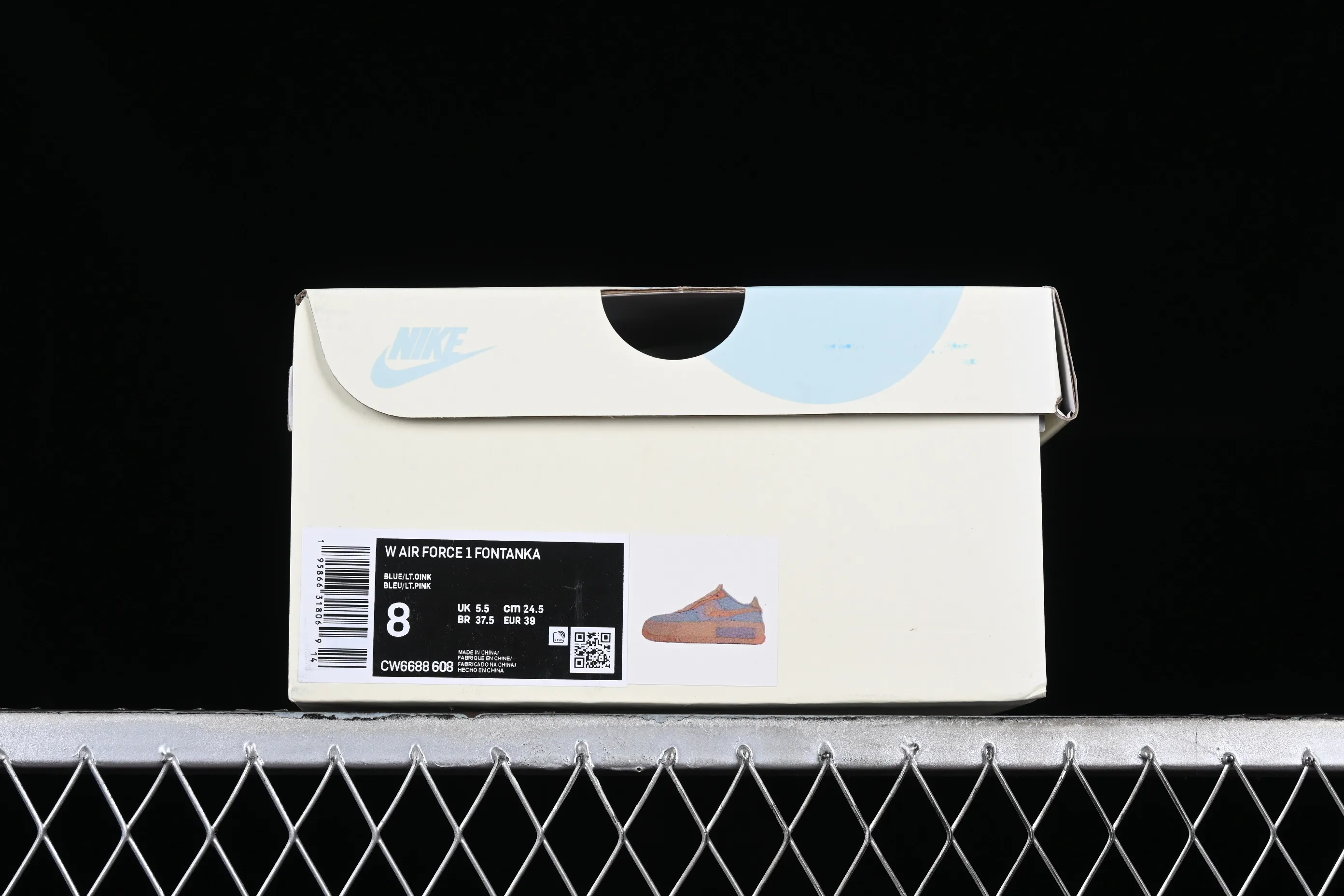 All categories Nk Air Force 1 Air Force series Nk Air Force 1 Fontanka Air Force low-top Nk Air Force 1 Fontanka "Macaroon" Fontanka series Macaroon color beige gray Air Force 1 low-top casual sneakers CW6688-608